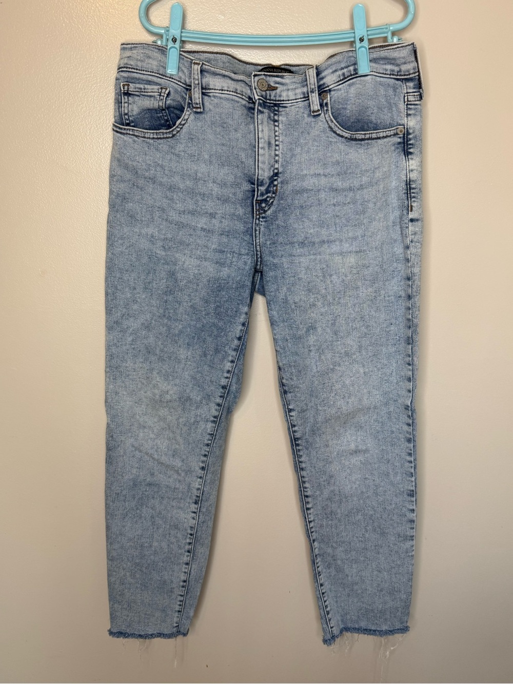 Banana Republic Factory Light Wash High-Rise Slim Jeans